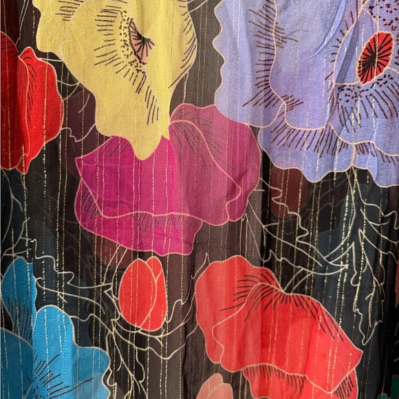 NWOT Anthropologie Bl^nk London Bea Shimmer Duster Kimono - Picture 8 of 8